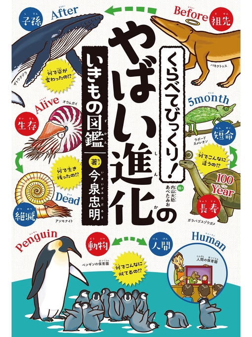 Title details for くらべてびっくり! やばい進化のいきもの図鑑 by 今泉忠明 - Available